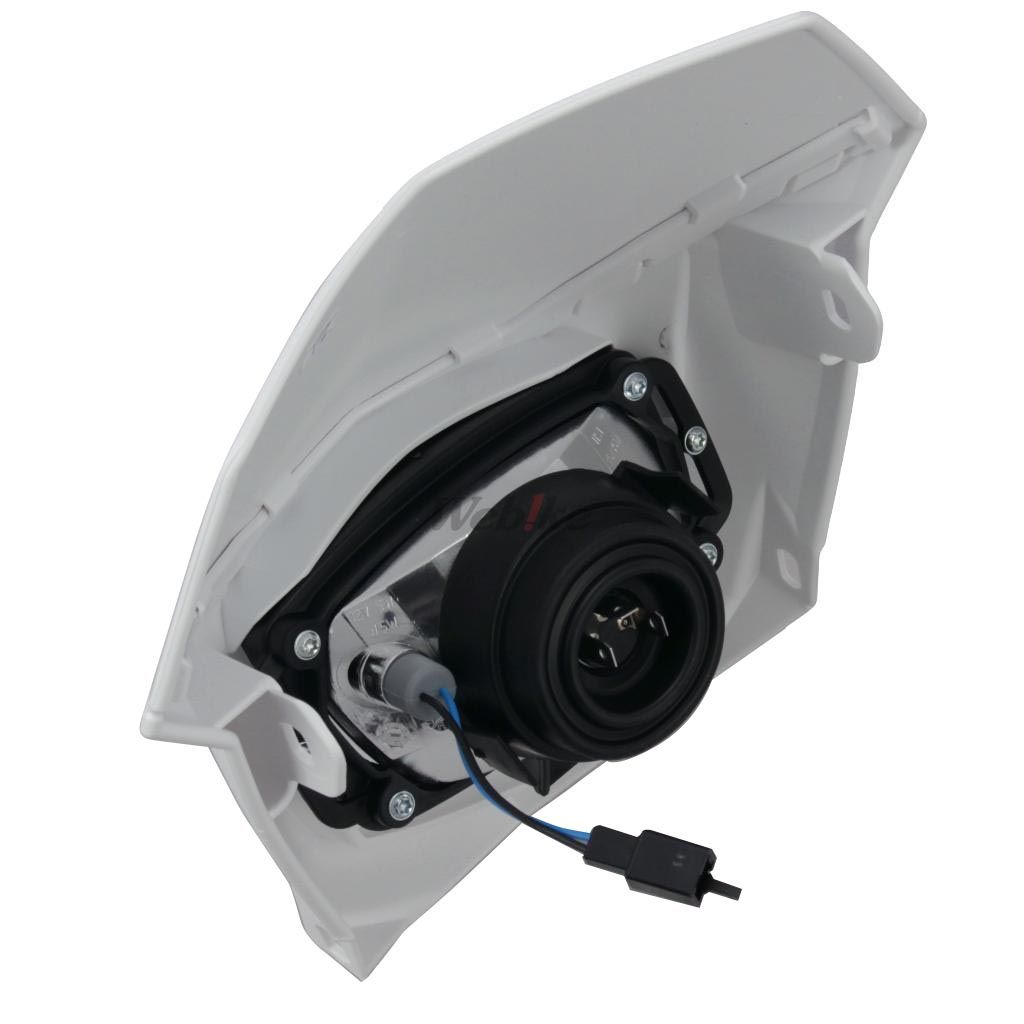 POLISPORT HALO HALOGEN HEADLIGHT APPROVED 12V/35/5W WHITE | 8657400036
