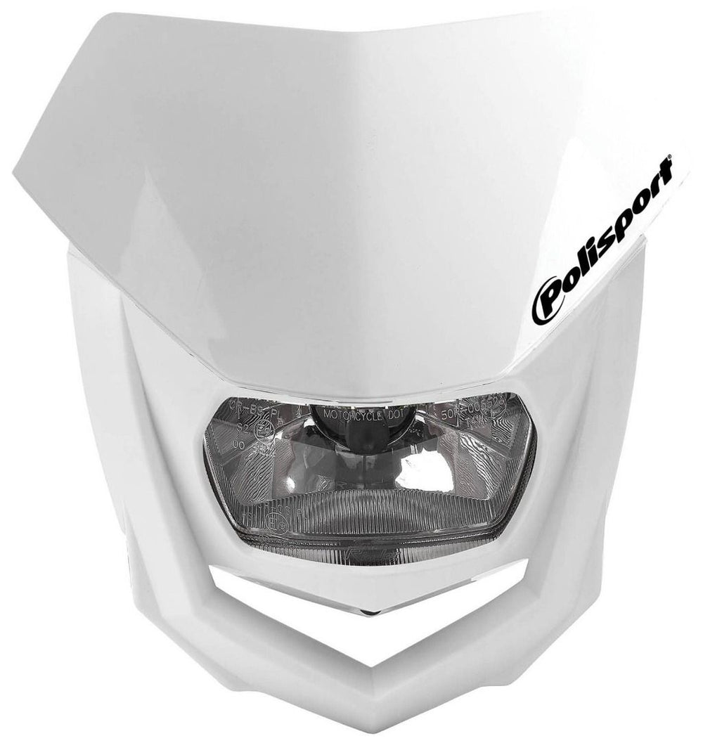 POLISPORT HALO HALOGEN HEADLIGHT APPROVED 12V/35/5W WHITE | 8657400036