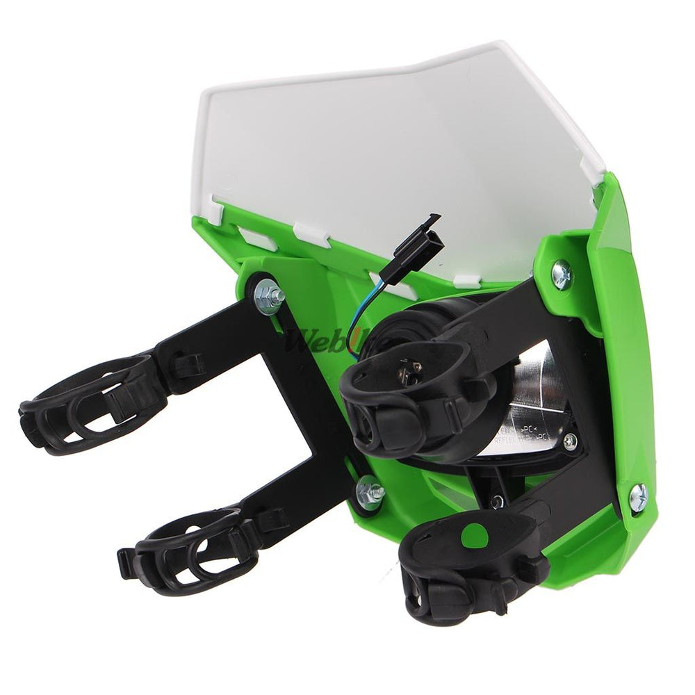 POLISPORT HALO HALOGEN HEADLIGHT APPROVED 12V/35/5W GREEN | 8657400041