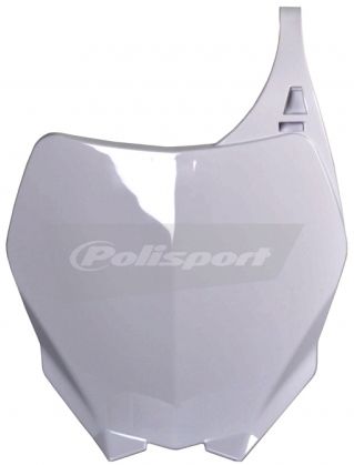 POLISPORT PLATE# YZ06-14/YZF06-09 White | 8658100001