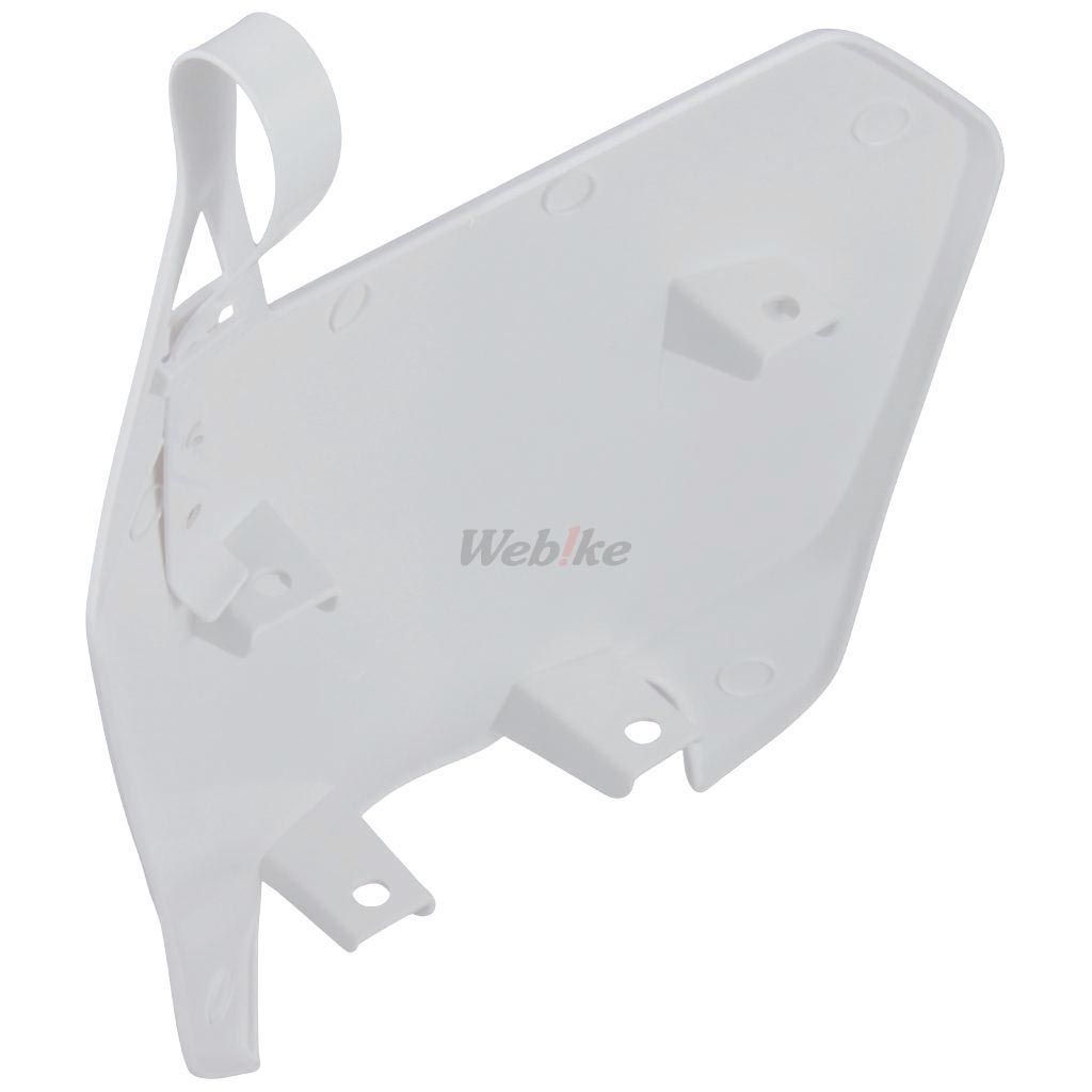 NUMBER PLATE, WHITE