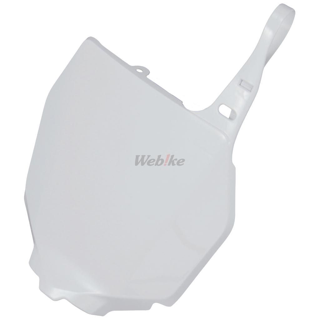 POLISPORT FRT # PLATE RM125/250 01-08 White | 8660400001
