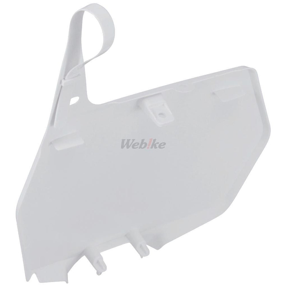 POLISPORT FRT # PLATE RM125/250 01-08 White | 8660400001