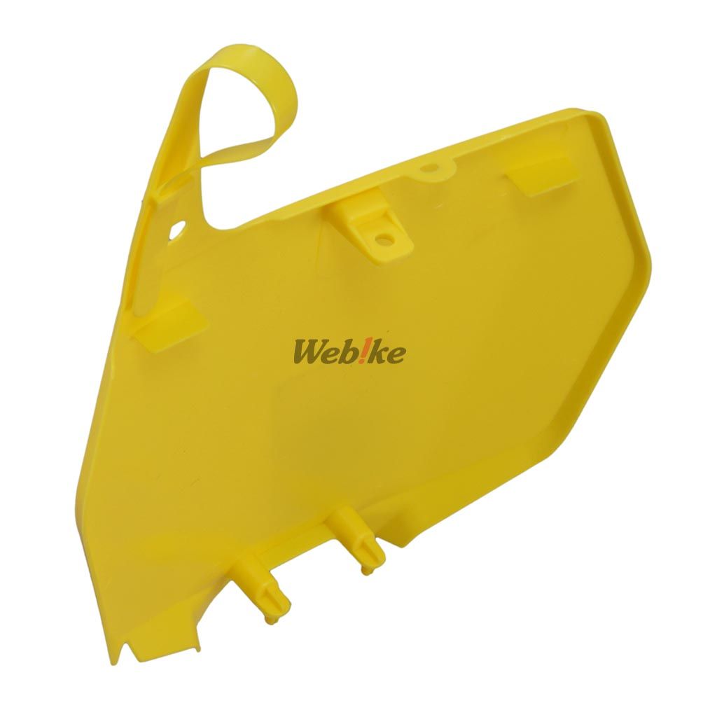 NUMBER PLATE, YELLOW