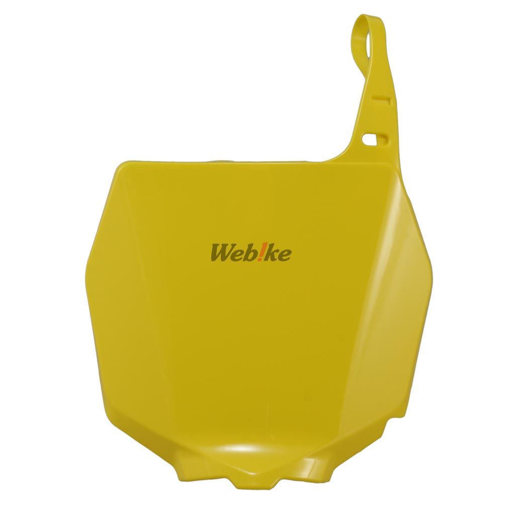 NUMBER PLATE, YELLOW