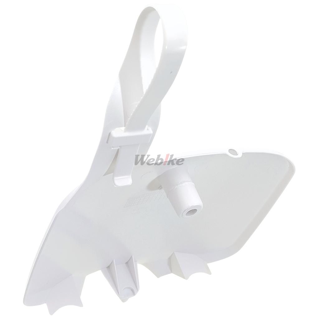 POLISPORT PLATE#FRT KX65 00-18 White | 8661500010