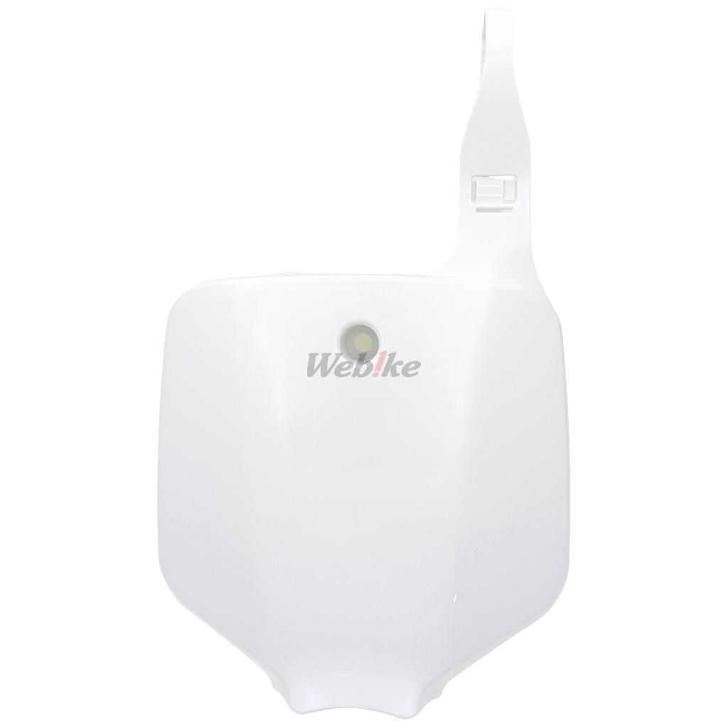 POLISPORT PLATE#FRT KX65 00-18 White | 8661500010