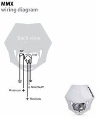 POLISPORT MMX INCANDESCENT HEADLIGHT APPROVED 12V/35/4W WHITE | 8663500001