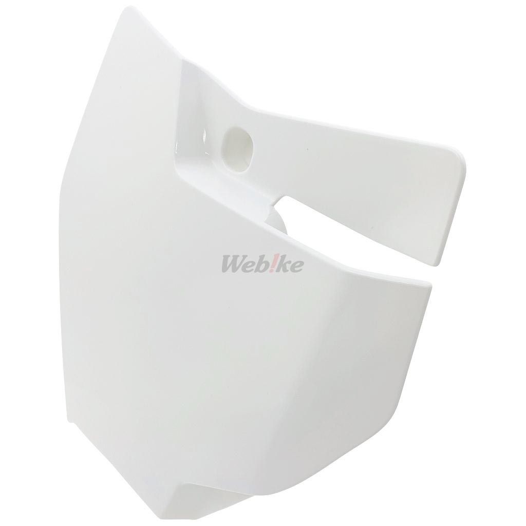 POLISPORT PLATE#FRT SX/SX-F 16-18 White | 8664900002