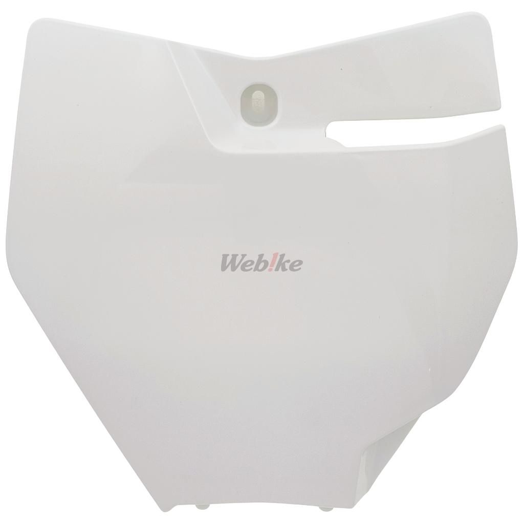 POLISPORT PLATE#FRT SX/SX-F 16-18 White | 8664900002