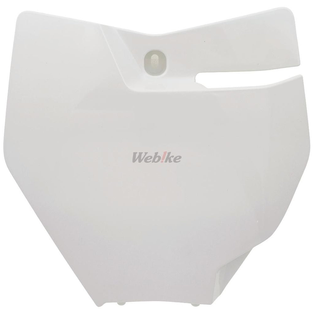 POLISPORT PLATE#FRT SX/SX-F 16-18 White | 8664900002