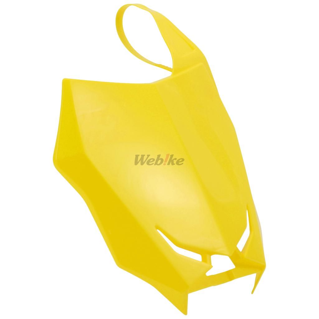POLISPORT Polisport FRONT NUMBER PLATE YELLOW | 8666100001