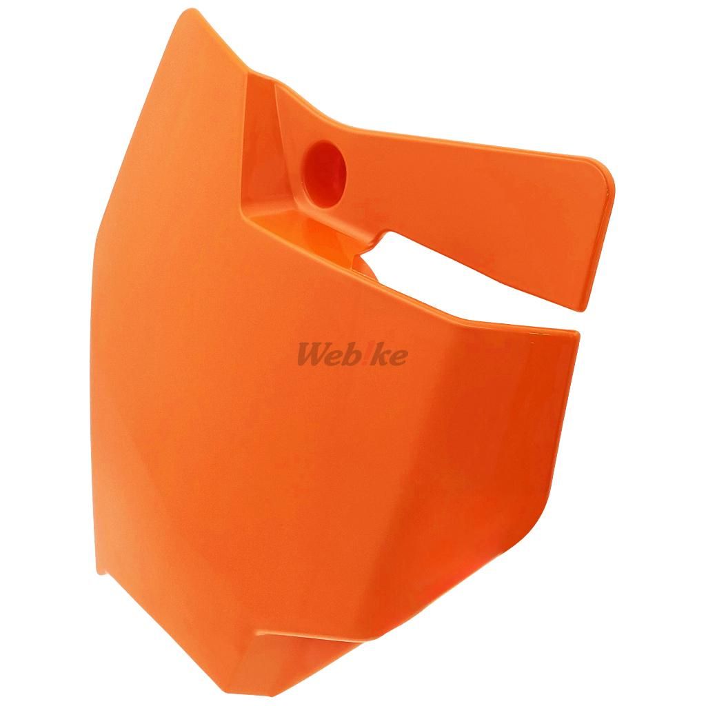 NUMBER PLATE, ORANGE
