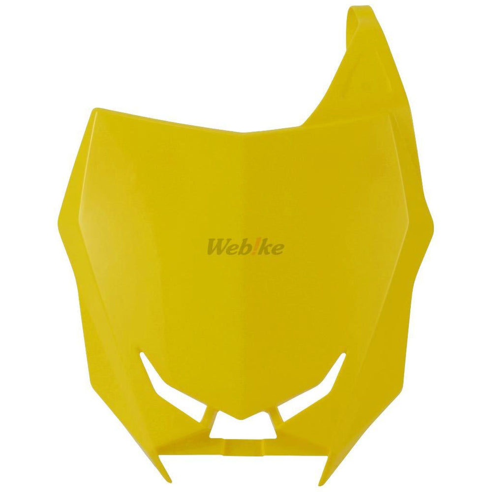 NUMBER PLATE, YELLOW