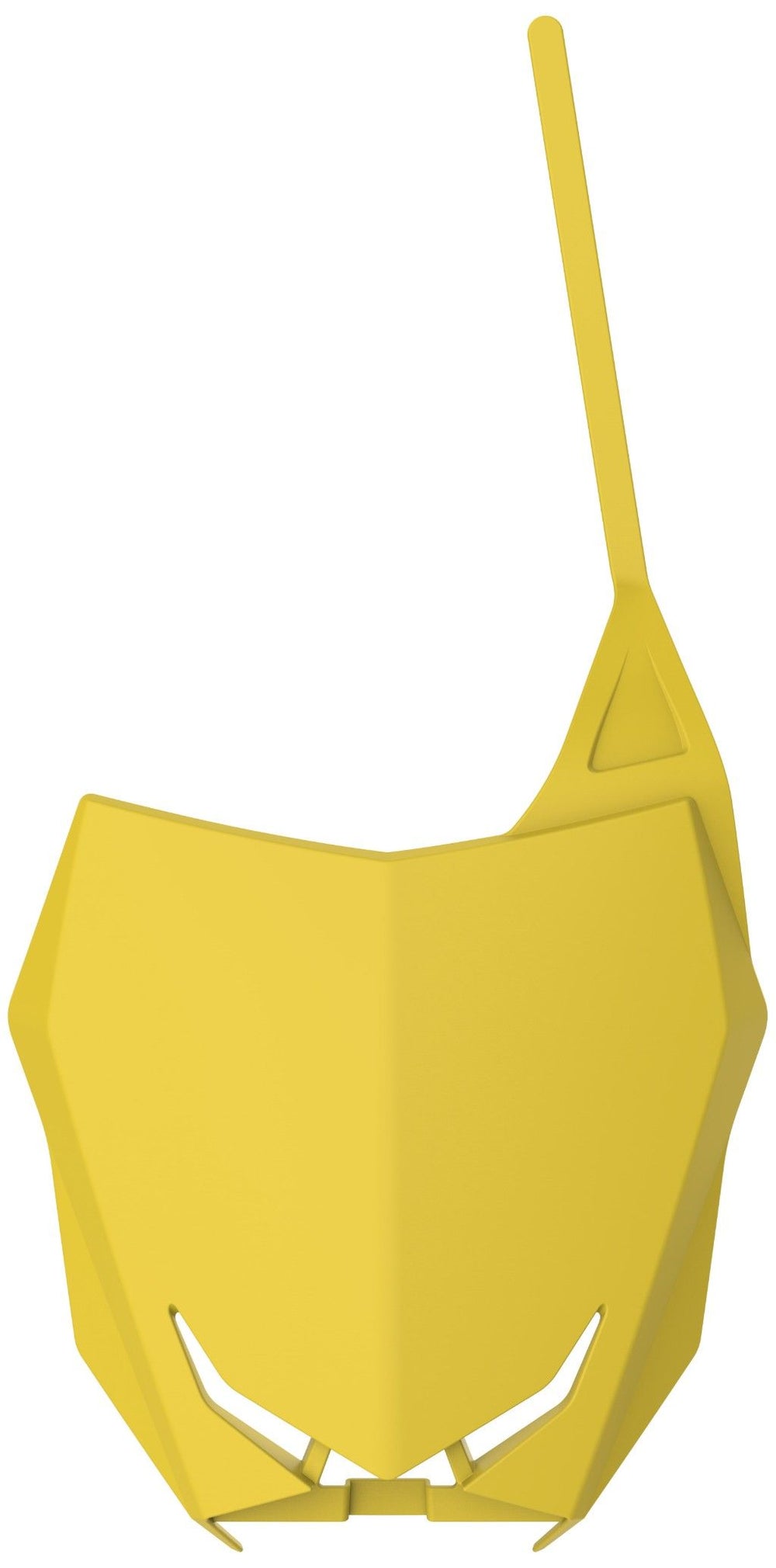 NUMBER PLATE, YELLOW