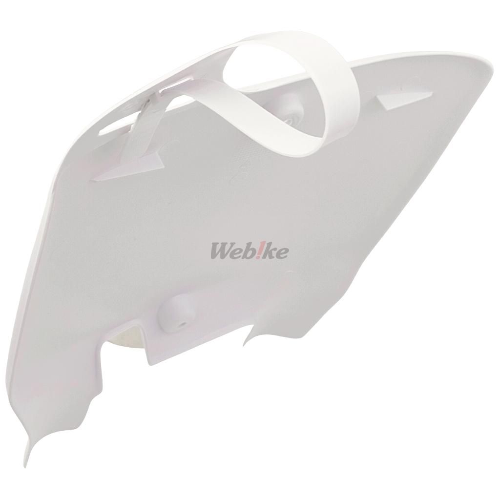 NUMBER PLATE, WHITE