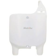 NUMBER PLATE, WHITE