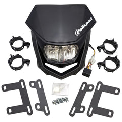 HALO Headlight LED, BLACK/BLACK