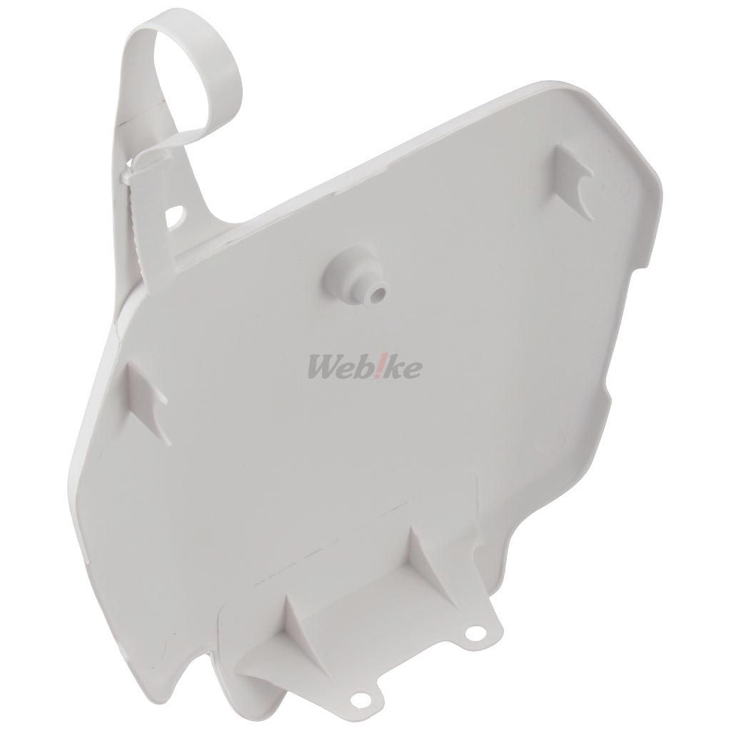 NUMBER PLATE, WHITE