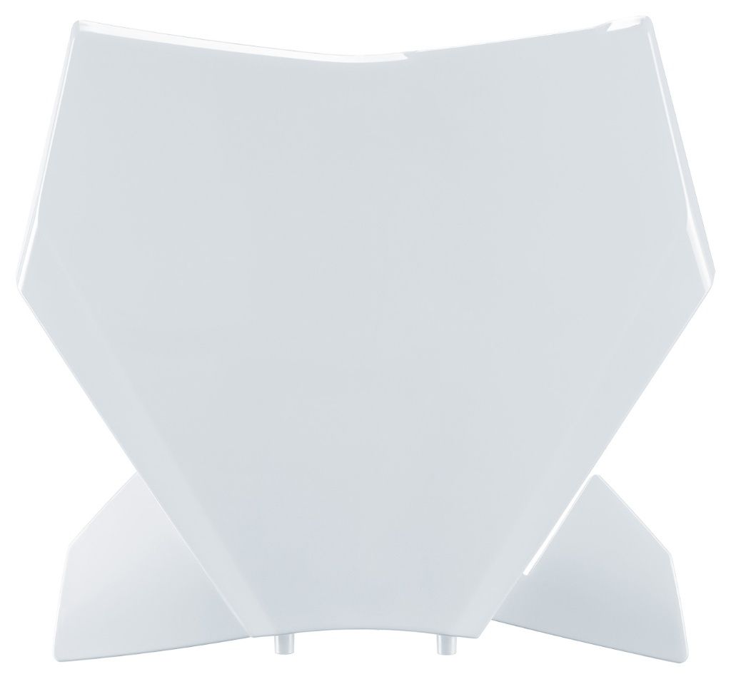 NUMBER PLATE, WHITE