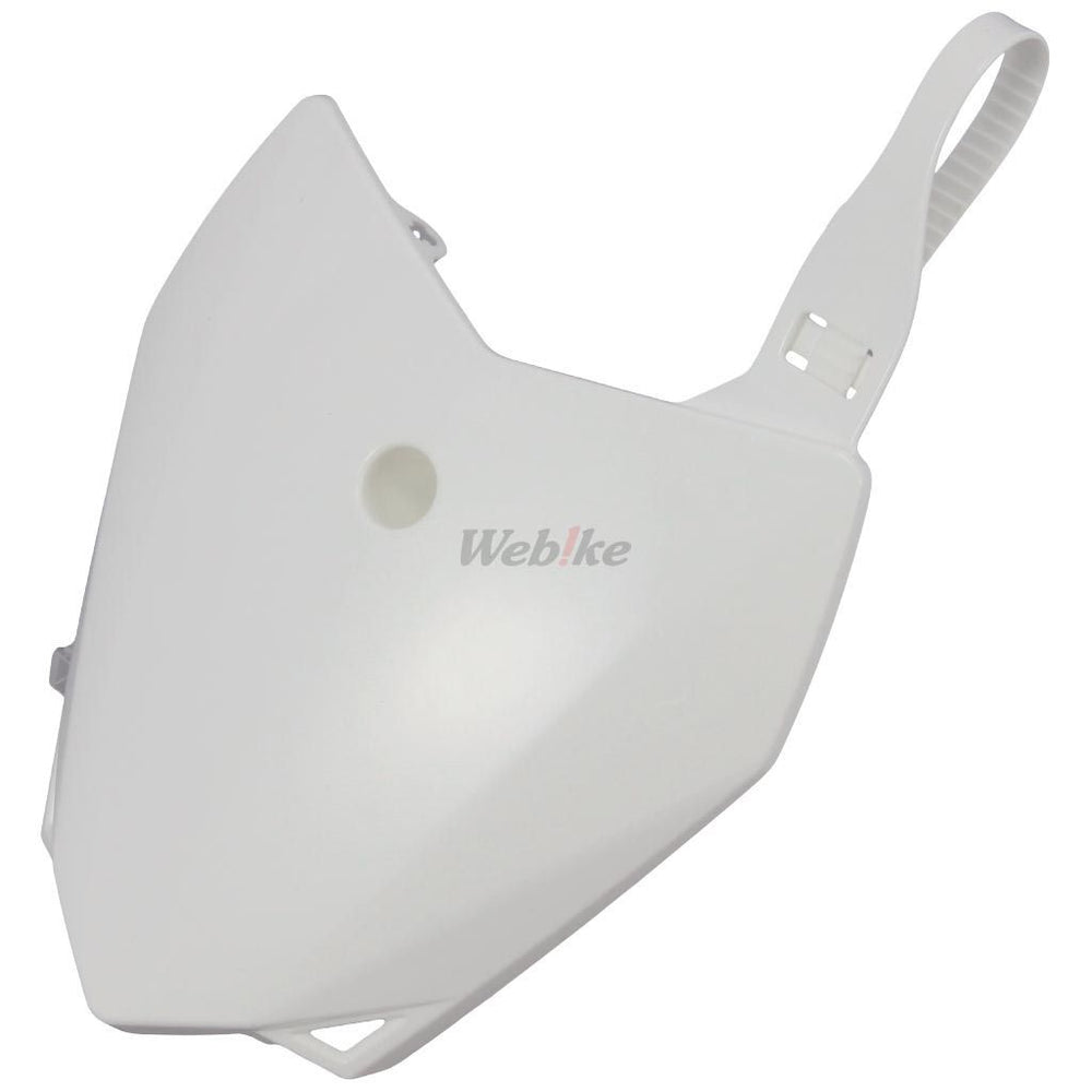 NUMBER PLATE, WHITE