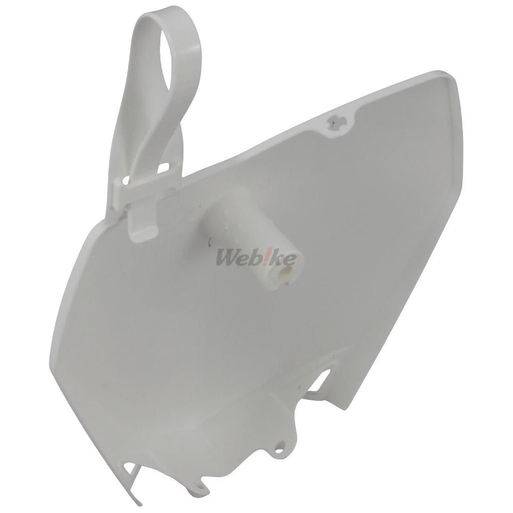NUMBER PLATE, WHITE