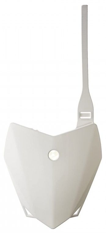 NUMBER PLATE, WHITE