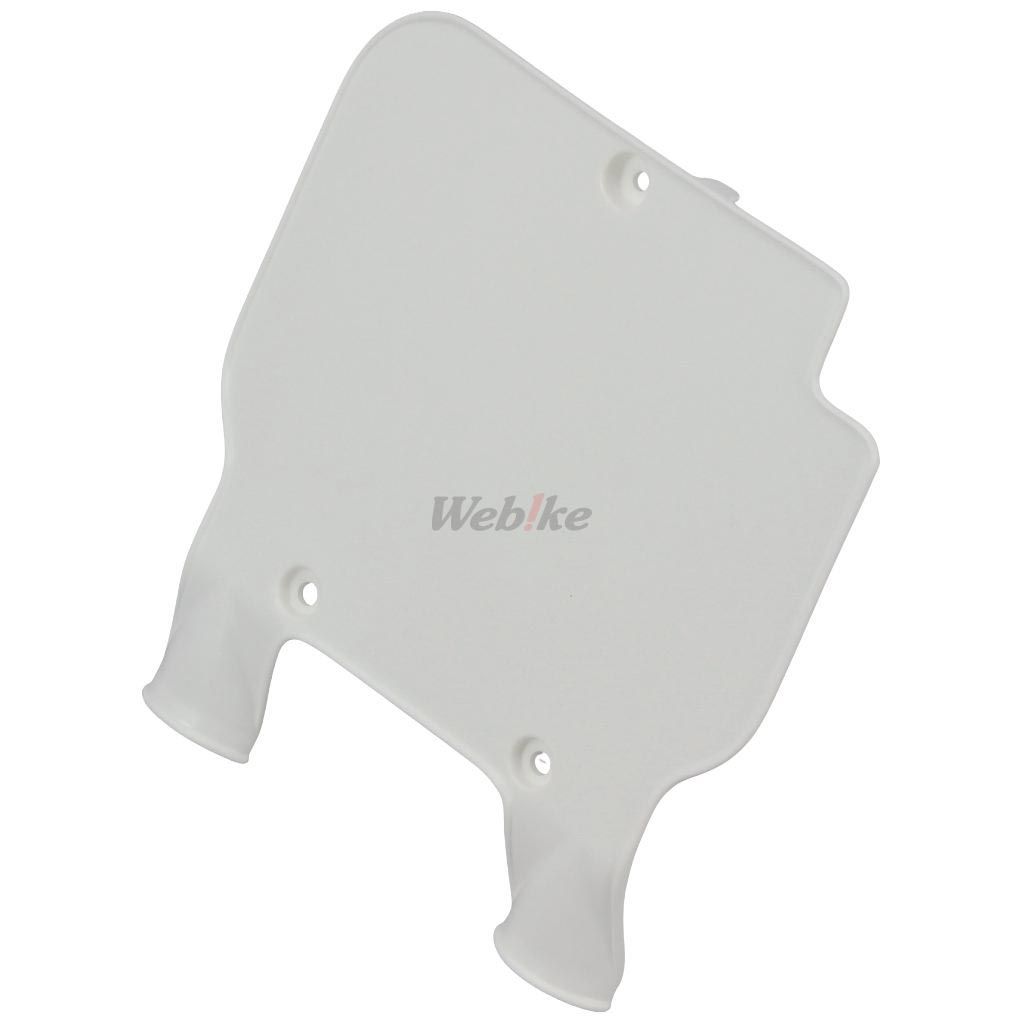 NUMBER PLATE, WHITE