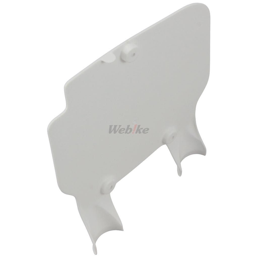 NUMBER PLATE, WHITE