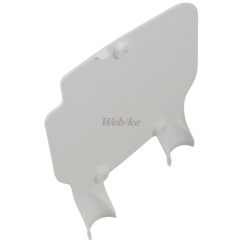 NUMBER PLATE, WHITE