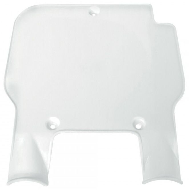 NUMBER PLATE, WHITE