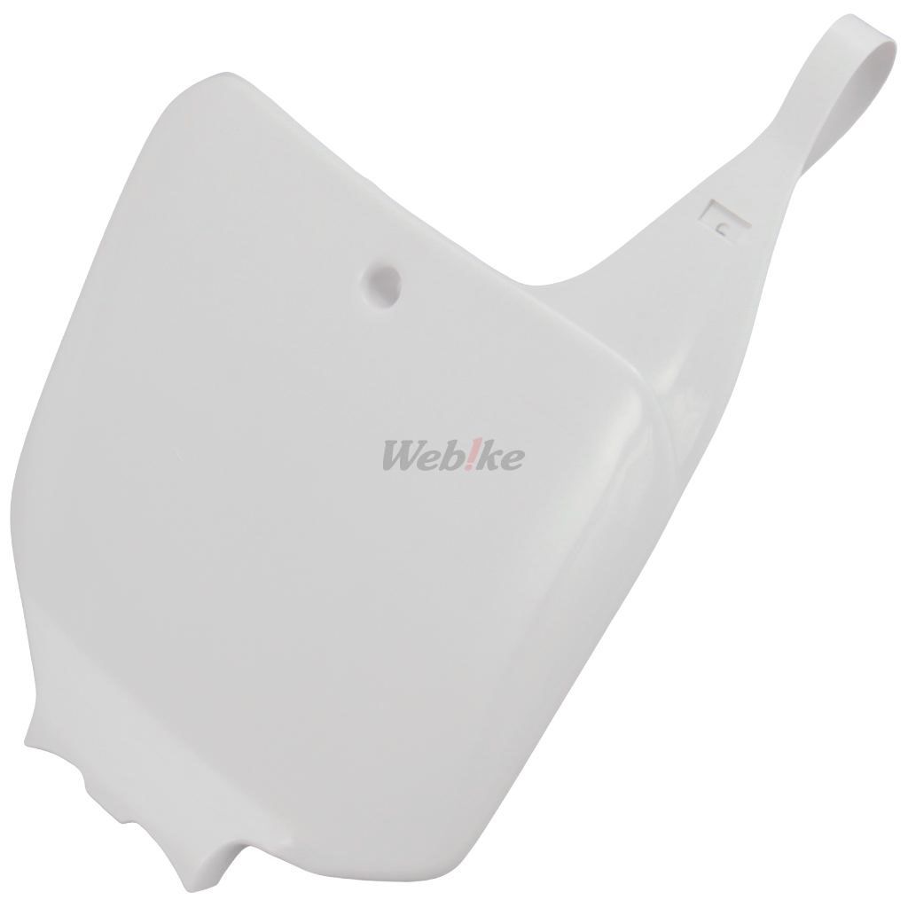 NUMBER PLATE, WHITE