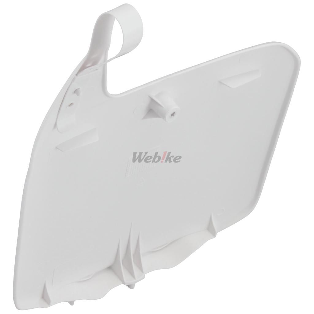 NUMBER PLATE, WHITE