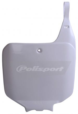 NUMBER PLATE, WHITE
