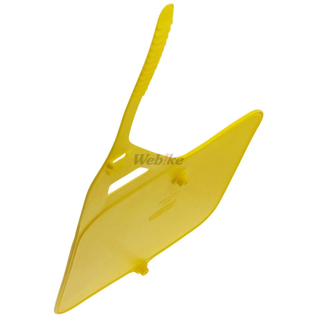 NUMBER PLATE, YELLOW