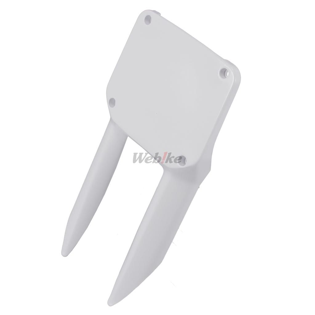 NUMBER PLATE, WHITE