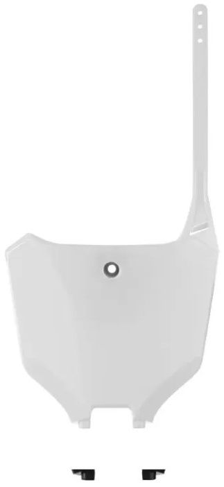 Restyling number plate, WHITE