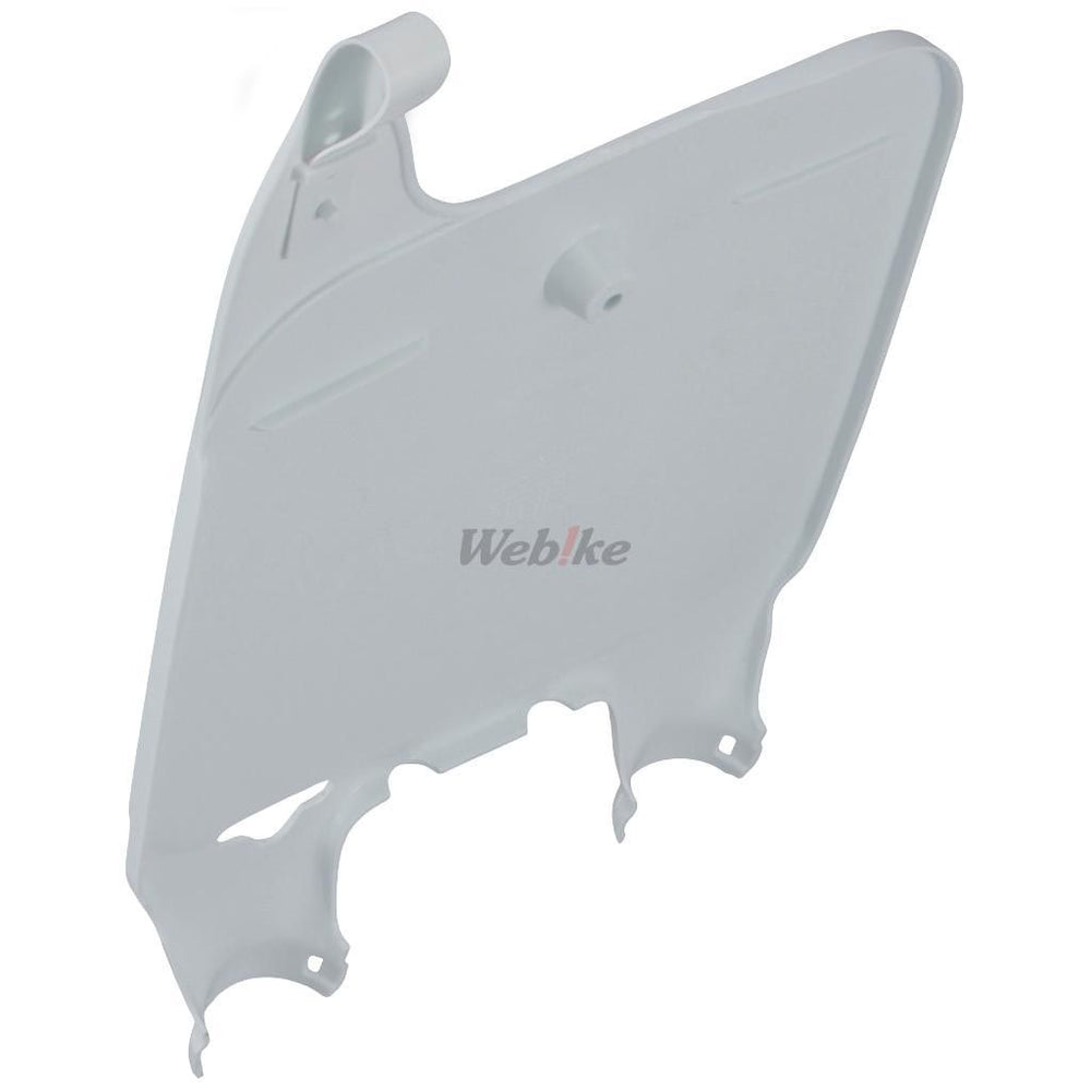 NUMBER PLATE, WHITE