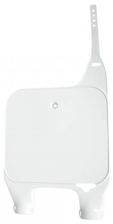 NUMBER PLATE, WHITE