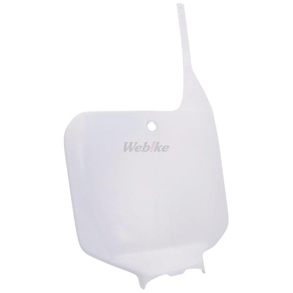 NUMBER PLATE, WHITE