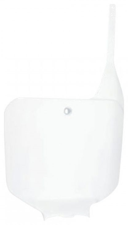 NUMBER PLATE, WHITE
