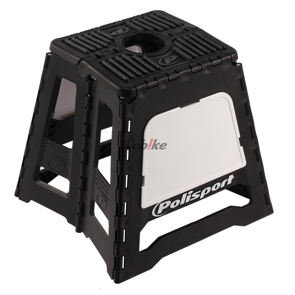 POLISPORT PIT BIKE STAND FOLDABLE POLISPORT LOGO BLACK/WHITE | 8981500006