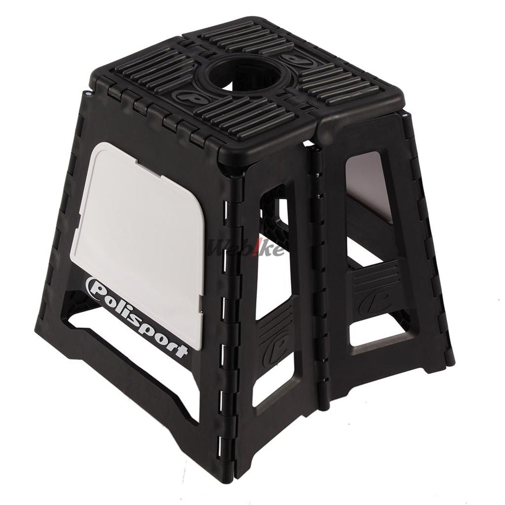 POLISPORT PIT BIKE STAND FOLDABLE POLISPORT LOGO BLACK/WHITE | 8981500006