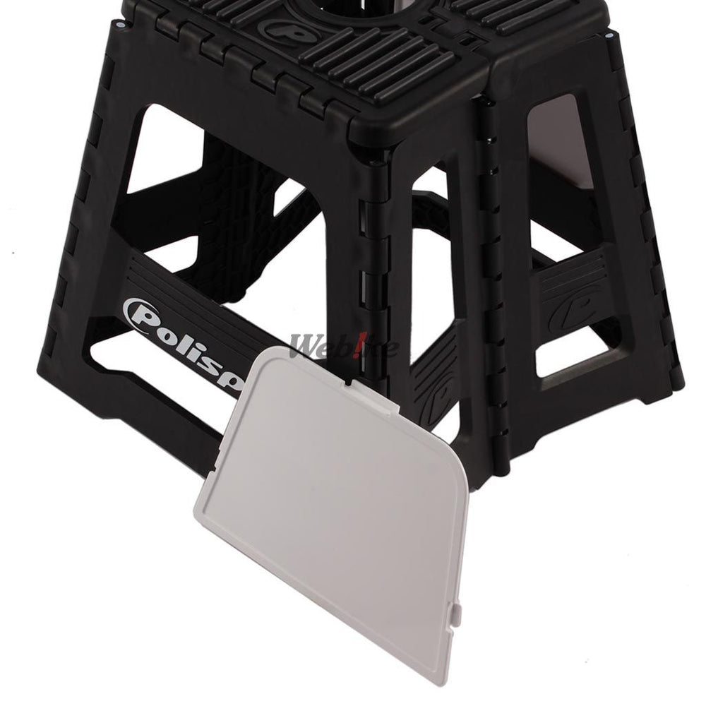 POLISPORT PIT BIKE STAND FOLDABLE POLISPORT LOGO BLACK/WHITE | 8981500006