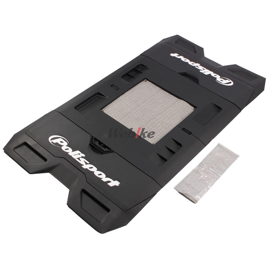 POLISPORT PIT BIKE MAT FOLDABLE POLISPORT LOGO BLACK/BLACK | 8982200006