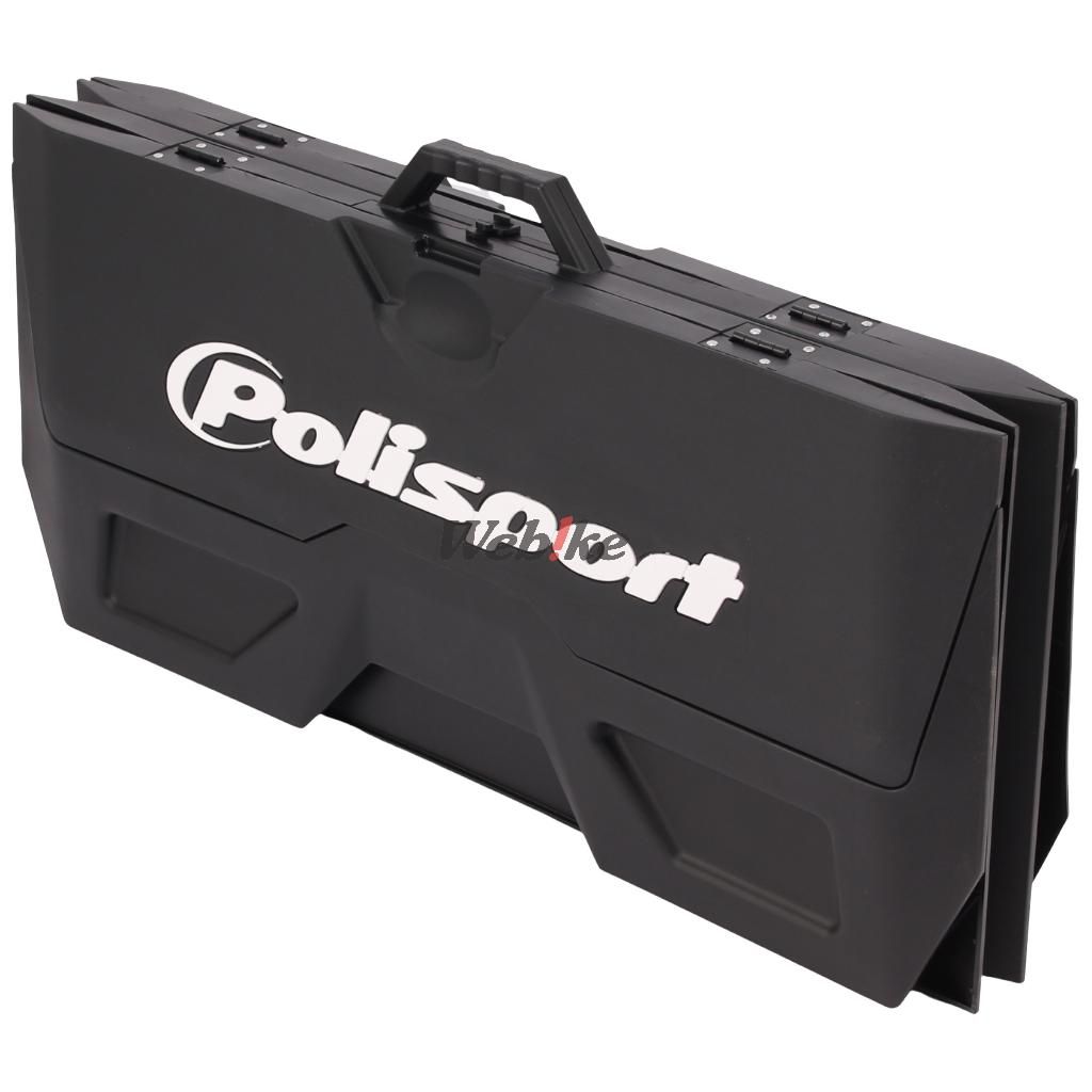 POLISPORT PIT BIKE MAT FOLDABLE POLISPORT LOGO BLACK/BLACK | 8982200006