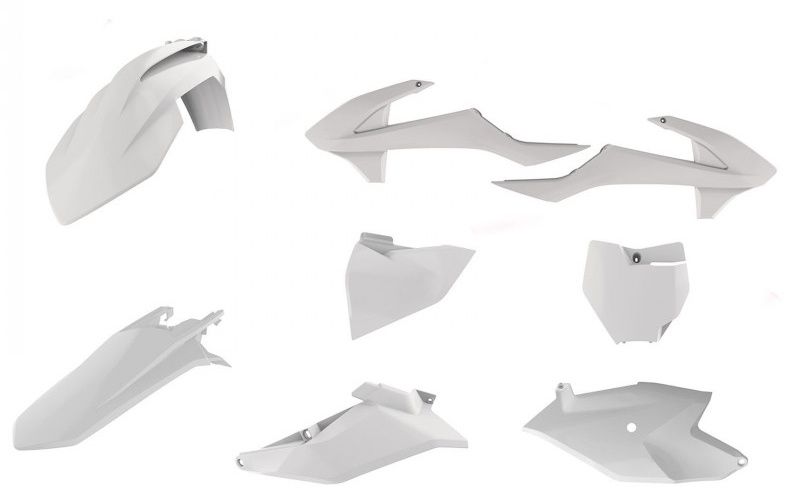 POLISPORT COMPLETE MX BODY KIT WHITE | 90761