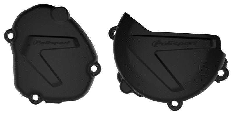 Kit Clutch+Ignition cover protector, BLACK