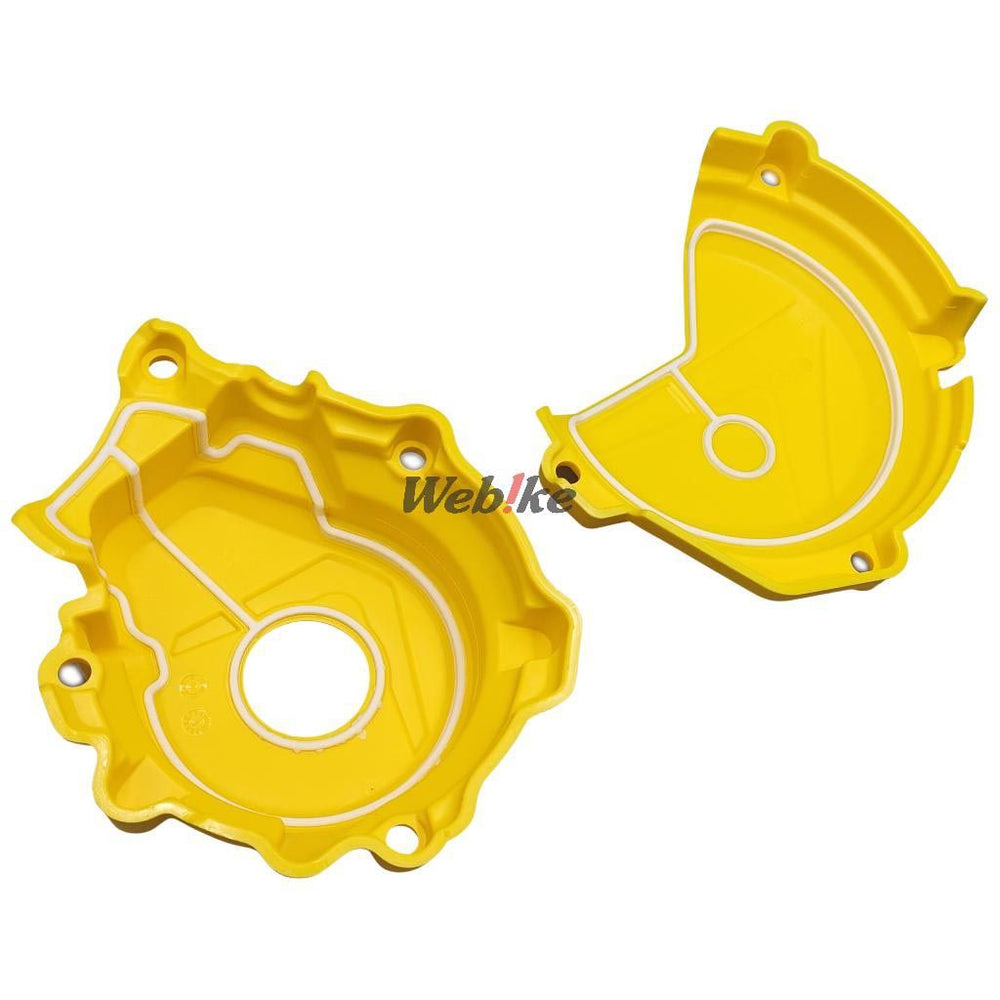 Kit Clutch+Ignition cover protector, YELLOW