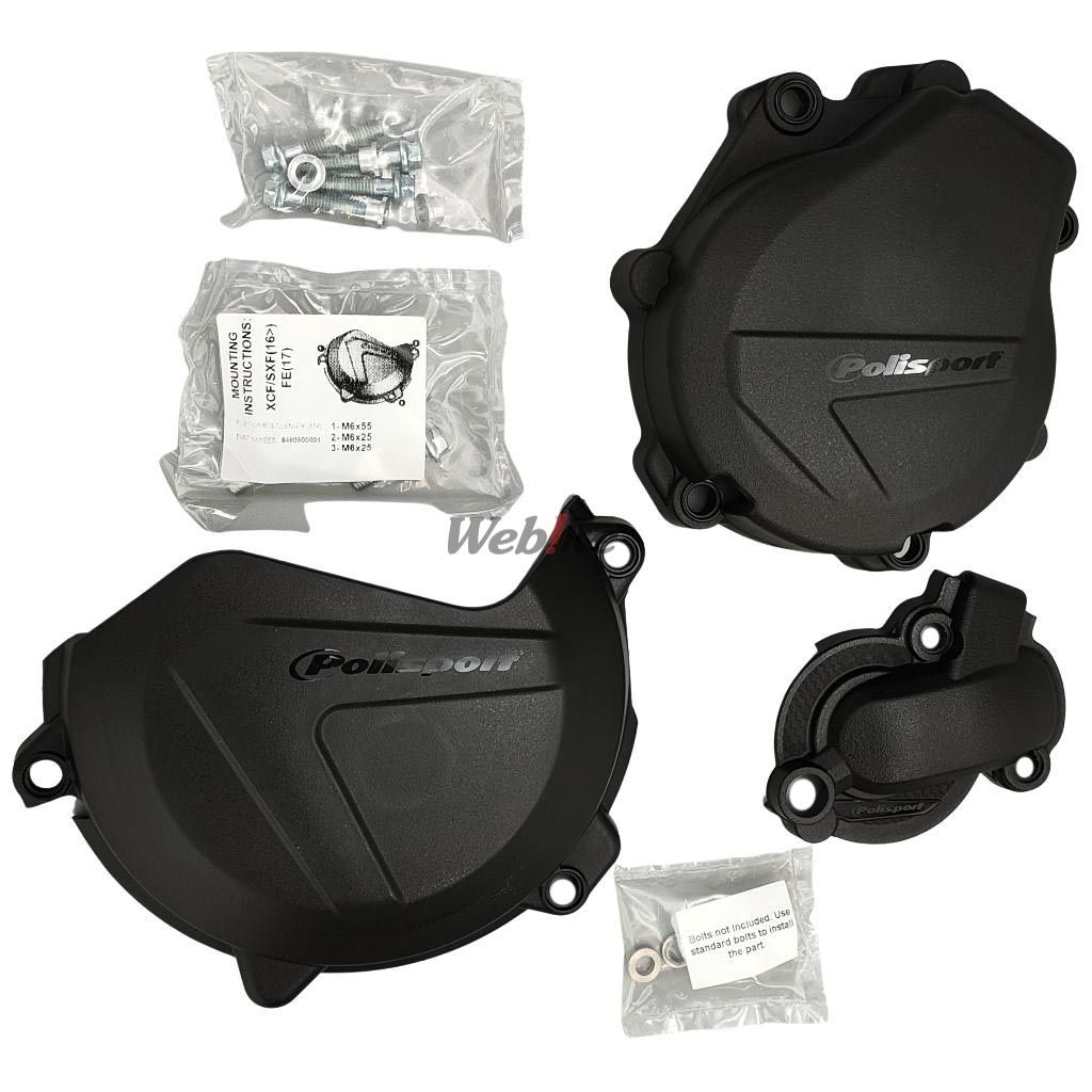 Engine Covers Protection Kit, BLACK